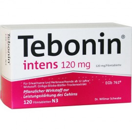 Изображение препарта из Германии: Тебонин Tebonin Intens 120MG 120 Шт.